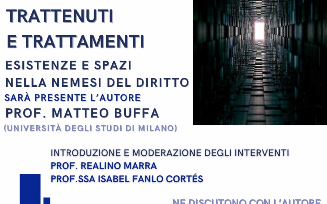 Presentazione del libro “Trattenuti e trattamenti”