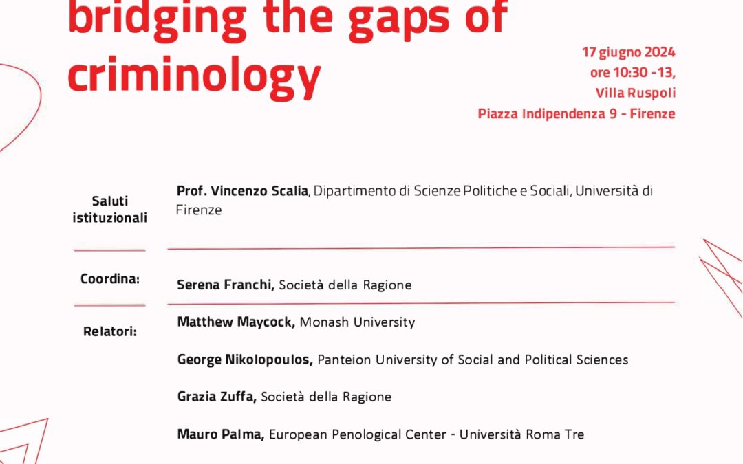 Across the bars: bridging the gaps of criminology