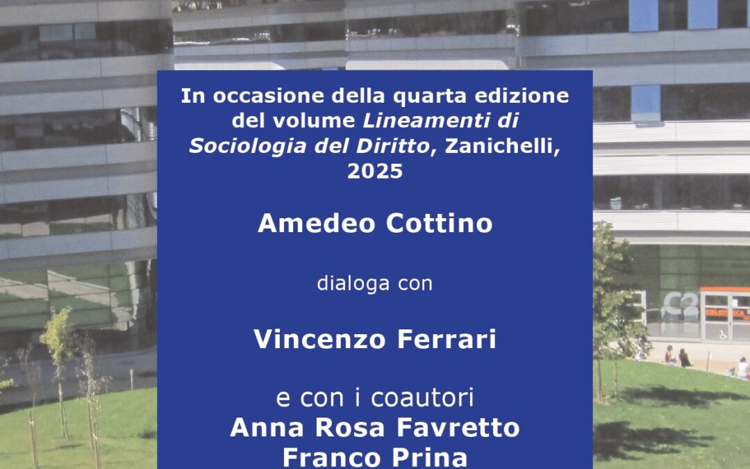 I 50 anni della Sociologia del Diritto all’Università di Torino